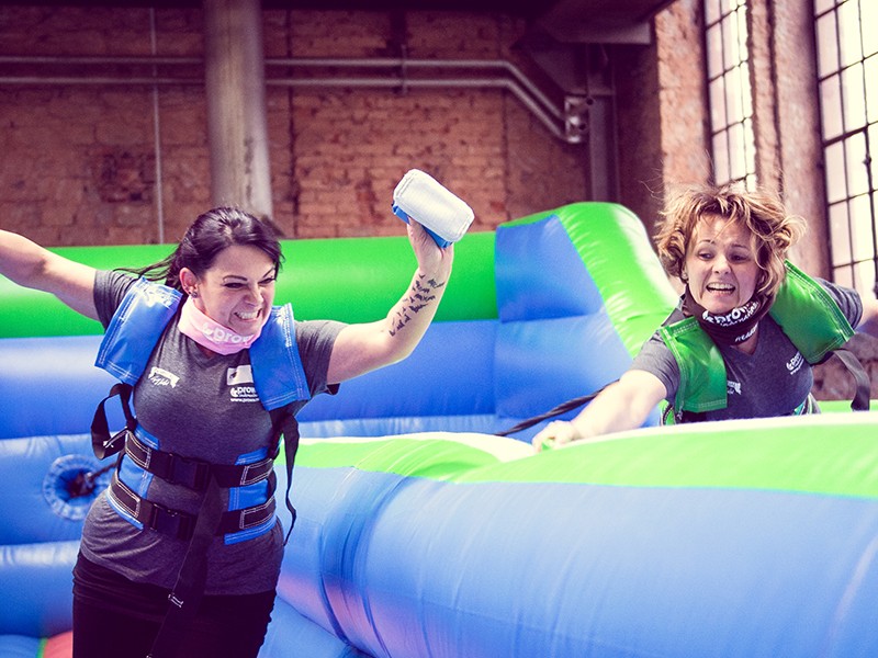 Bungee Run / Basketball Run / Bungy Run / Bungeelauf / Elasto Run / Hüpfburg – 2