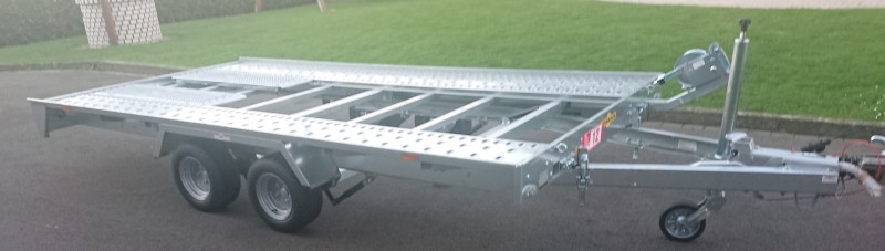 Autotransportanhänger, Autotransporter, Multitransporter, Autotrailer 2700kg 4,0 x 2,0 m, kippbar