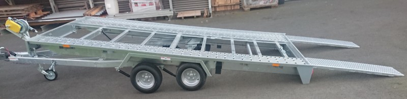 Autotransportanhänger, Autotransporter, Multitransporter, Autotrailer 2700kg 4,0 x 2,0 m, kippbar – 3