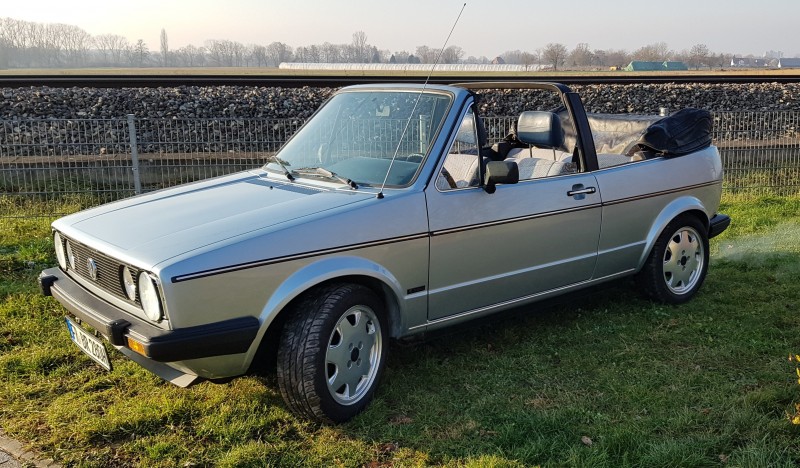Golf 1 Cabriolet, Oldtimer, Cabrio, - Anlieferung gegen Aufpreis!