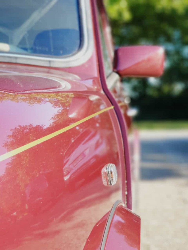 Retro Classic Rover Mini 40th Anniversary, Hochzeitsauto, Filmauto, zum mieten/ leihen/ selberfahren – Thumbnail 7
