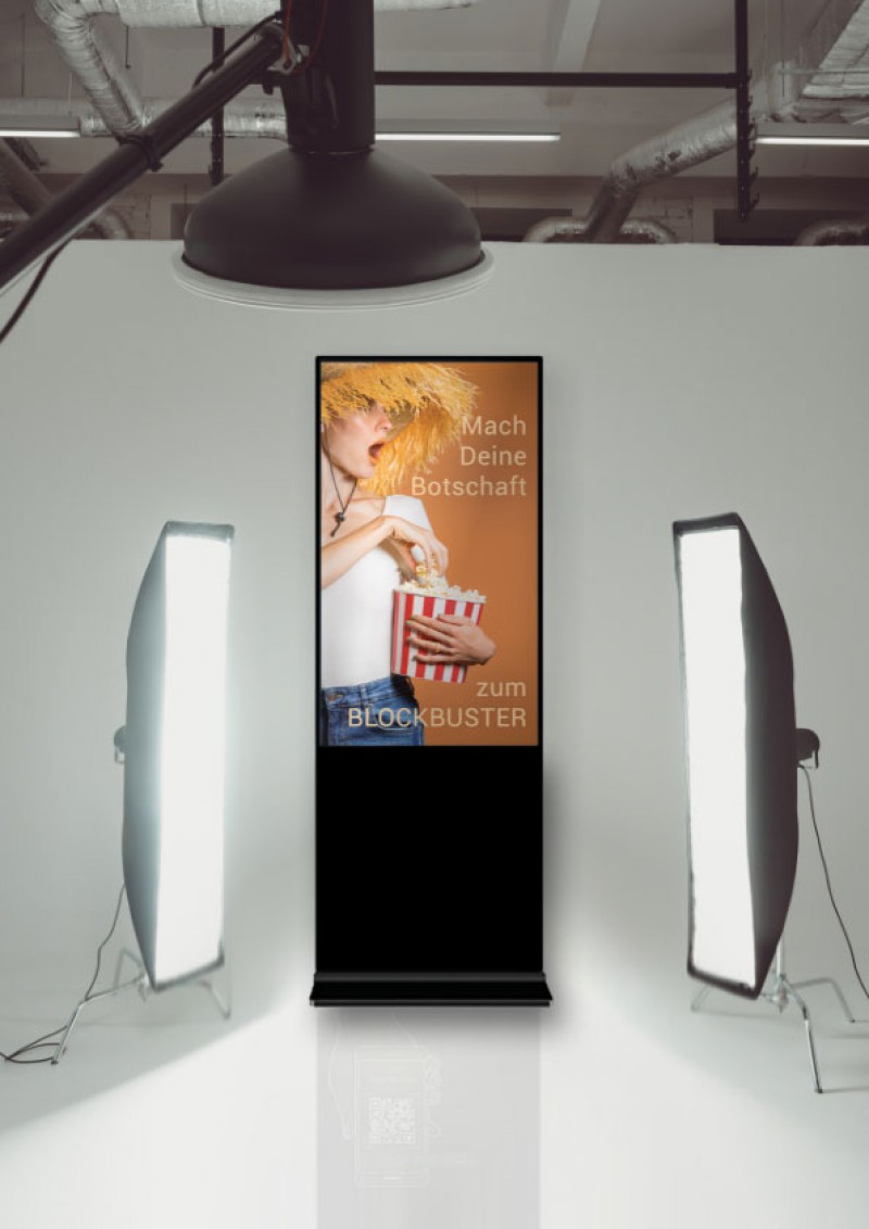 Original TOUCHwall 65"Zoll Blickmagnet wie "RIESIGE SMARTPHONES" Digital Signage TOUCHscreen – Thumbnail 13