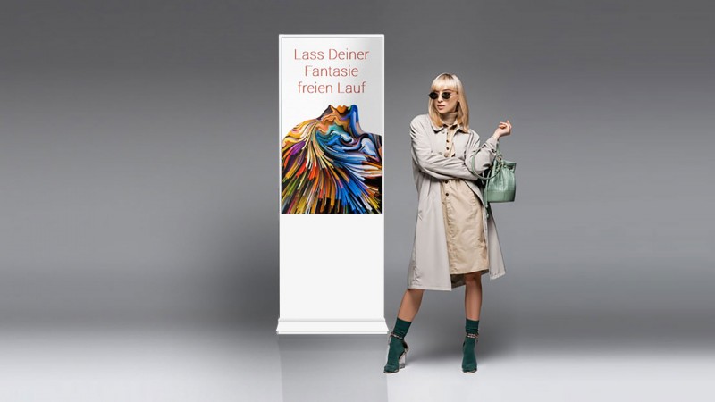 Original TOUCHwall 65"Zoll Blickmagnet wie "RIESIGE SMARTPHONES" Digital Signage TOUCHscreen – Thumbnail 6