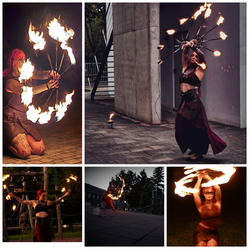 Freya Profi Feuershows, LED-Shows &amp; Pyroshows in Thüringen – 3