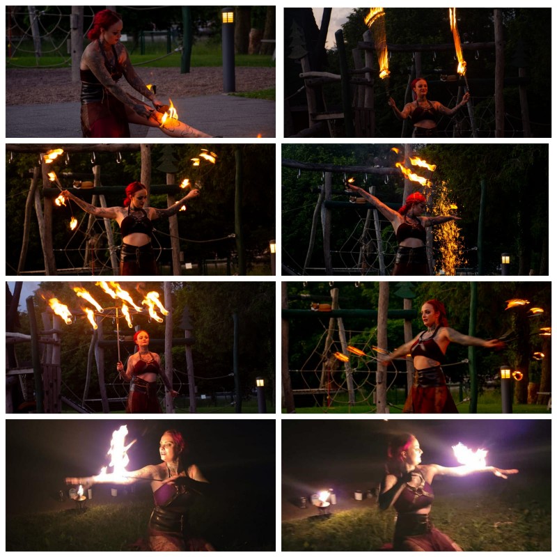Freya Profi Feuershows, LED-Shows &amp; Pyroshows in Thüringen – 5