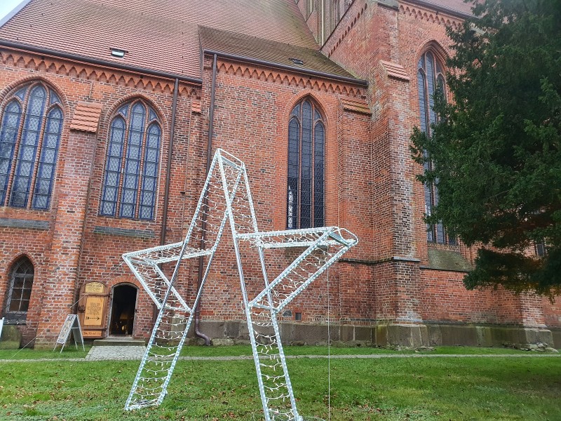 Sternen Tor - Stern stehend - Fotopoint Weihnachtstern Weihnachtsdekoration – 3