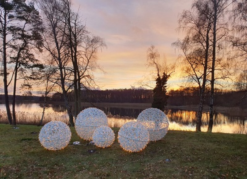 Weihnachtsbaumkugeln - Kugeln beleuchtet XXL – 5