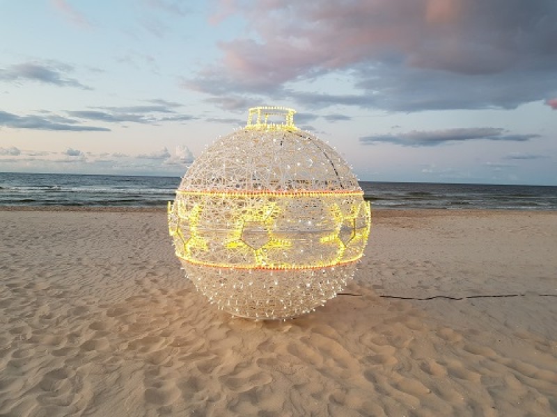 Weihnachtsbaumkugeln - Kugeln beleuchtet XXL – 4