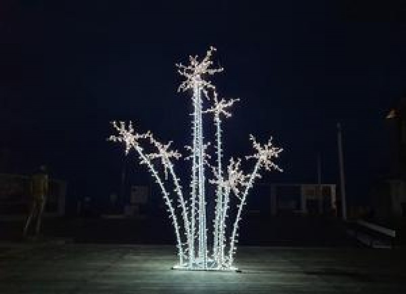 Feuerwerk Licht Dekoration3,8m - Licht Illumination - Licht Skulptur Weihnachts, Silvesterdekoration – 3