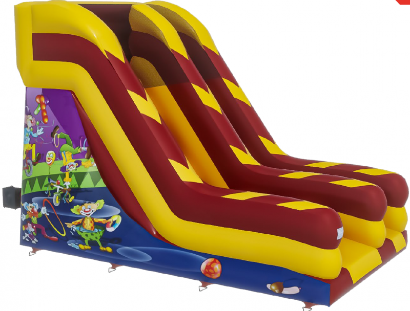 Riesen Rutsche | Riesenrutsche | Hüpfburg "Circus" mit 3 Metern Rutschhöhe| 6 x 3,5 m | Profi Gerät