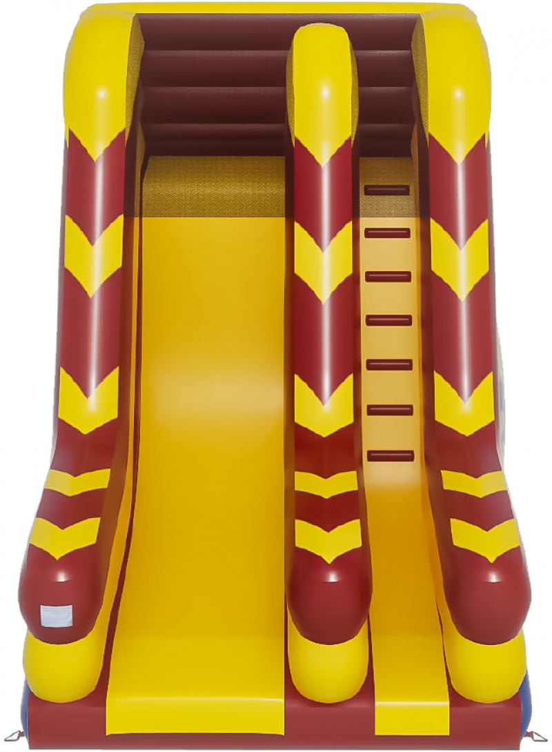 Riesen Rutsche | Riesenrutsche | Hüpfburg "Circus" mit 3 Metern Rutschhöhe| 6 x 3,5 m | Profi Gerät – 2