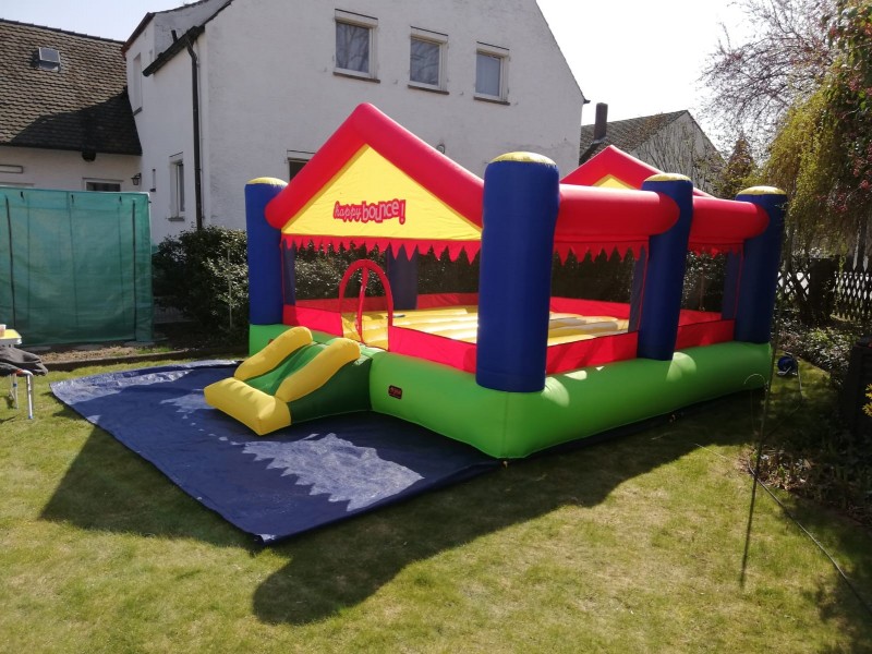  Hüpfburg | Springburg | Luftburg “Big House” | 4 x 5 m  Hüpffläche| Nur für Privat