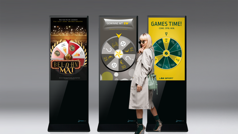 Original TOUCHwall 65"Zoll Blickmagnet wie "RIESIGE SMARTPHONES" Digital Signage TOUCHscreen – 5