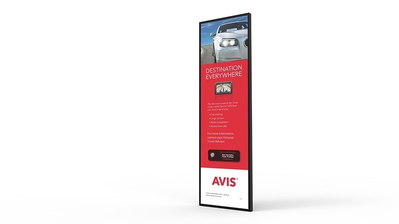 Stretch Display mit fast 2 Meter Länge