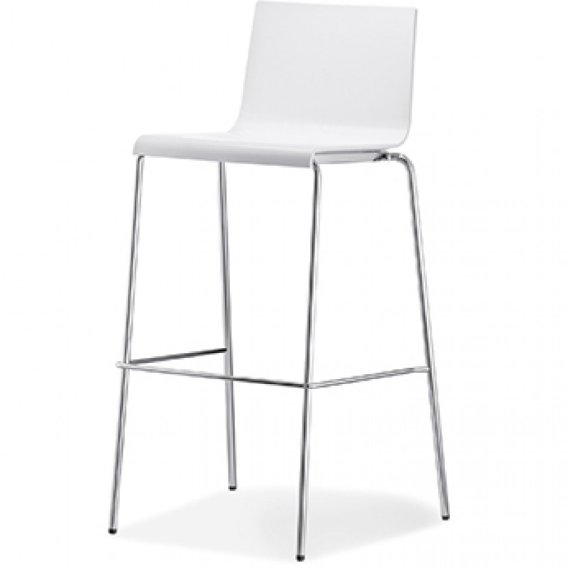 Design Barhocker, Barstuhl, Hochstuhl Kuadra mieten – Weiß &amp; Modern