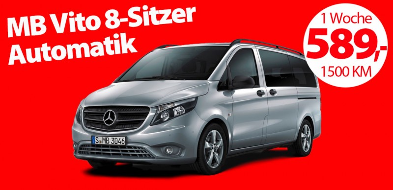 MB-Vito 8-Sitzer Bus (Automatik) schon ab 119,-€ /Tag in Berlin Zentrum - Ku-Damm / Zoo  – 5
