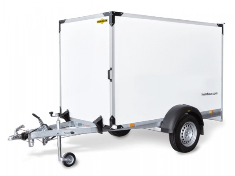 Kofferanhänger abschließbar 1500 kg gebremst – 100 km/h 3010 x 1510 x 1800 = 8,69 m³ Ladevolumen
