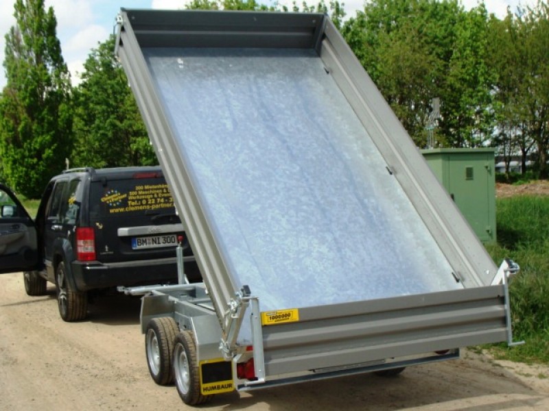 Dreiseitenkipper Kipper Hochlader 3500 kg gebremst E-Pumpe 100 km/h 3140 x 1750 x 350 = 1,92 m³ – 3