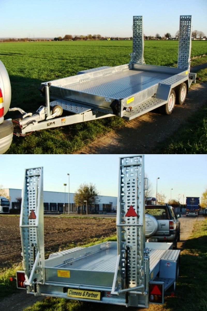 Baggertransporter Maschinentransporter 3.500 kg gebremst 3600 x 1800 x 200 Nutzlast ca. 2.650 kg – 2