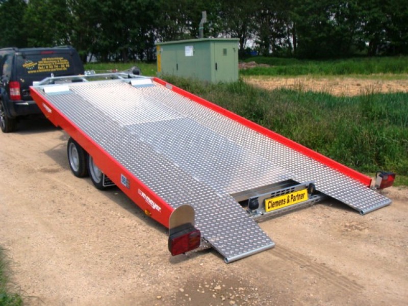 Autotransporter PKW Transporter 3.500 kg kippbar Ladefläche Aluprofilboden Seilwinde 4750x2030