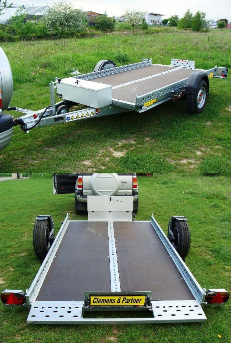 Absenkbarer Autotransporter 1500 kg gebremst / 100 km/h 3010 x 1690 x 100 mm Nutzlast ca. 1000 kg – 2