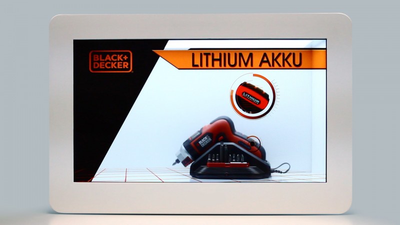 Interaktive Vitrine mit transparenten Touchscreen Fenster – Thumbnail 6
