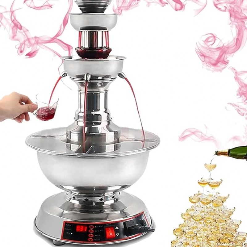 Party-Weinbrunnen, 3,5 l Saftbrunnen Cocktailbrunnen Getränkespender Weinspendermaschine, Weinspende – 3