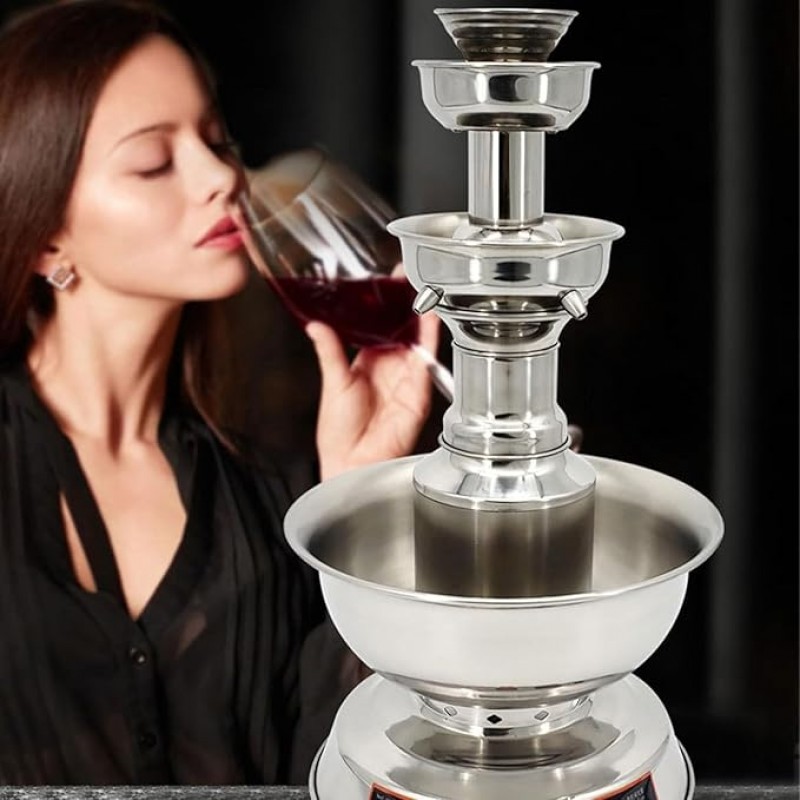 Party-Weinbrunnen, 3,5 l Saftbrunnen Cocktailbrunnen Getränkespender Weinspendermaschine, Weinspende – 5
