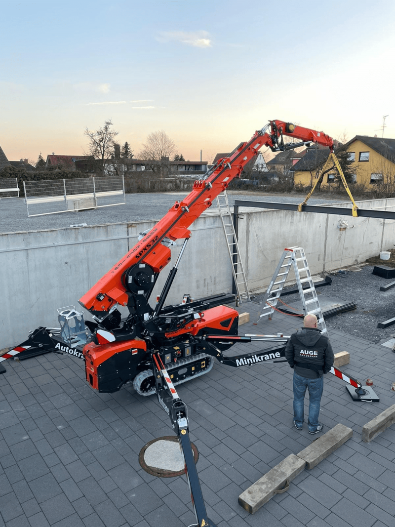 Minikran Jekko SPX532 mieten bei Augé – für schwere Lasten