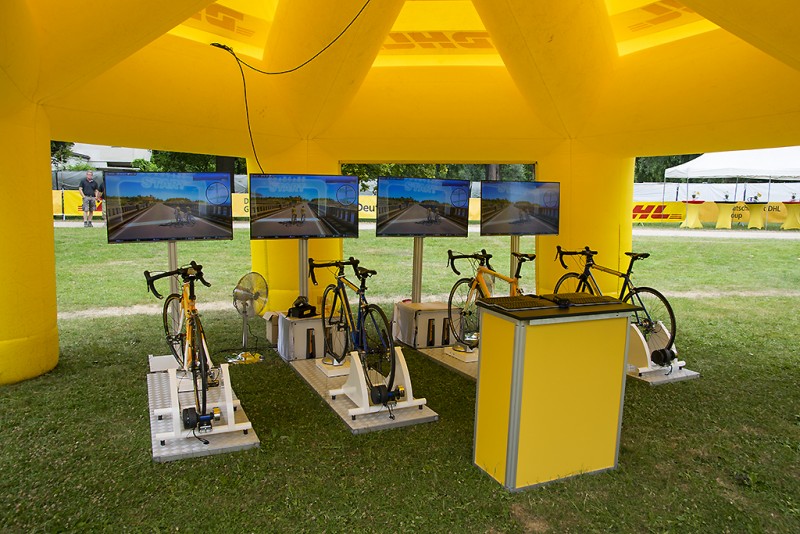 Fahrradsimulator, Velosimulator, Fahrrad-Ergometer, Rennsimulator, Bikesimulator, Goldsprint – 2