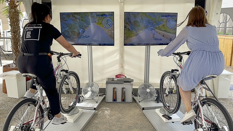 Fahrradsimulator, Velosimulator, Fahrrad-Ergometer, Rennsimulator, Bikesimulator, Goldsprint – 5