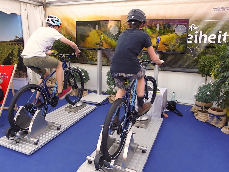 Mountainbikesimulator, Fahrradsimulator, Velosimulator, Mountainbike Simulator