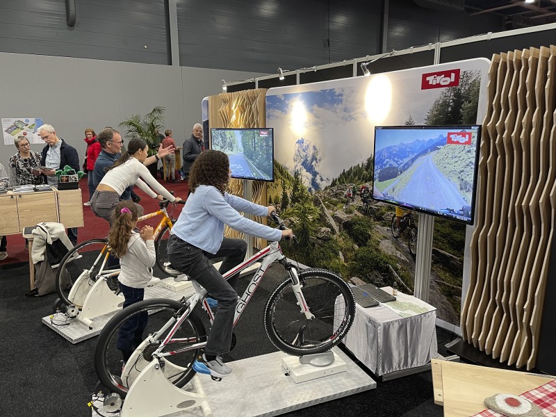 Fahrradsimulator, Velosimulator, Fahrrad-Ergometer, Rennsimulator, Bikesimulator, Goldsprint – Thumbnail 10