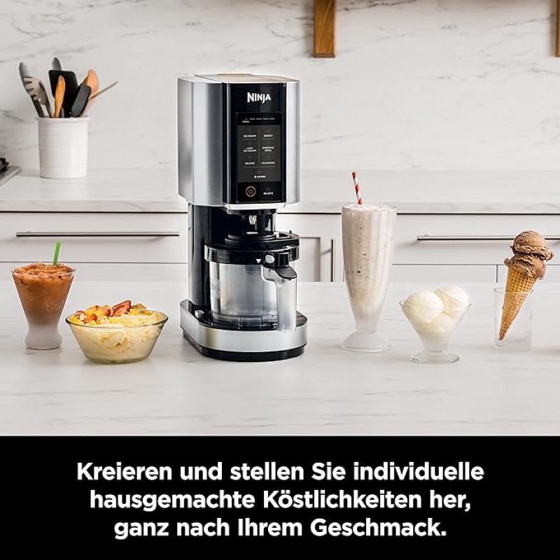 Softeismaschine privat Eismaschine &amp; Dessertmaschine mit 3 Behältern = 4,2 l Eis – Thumbnail 6