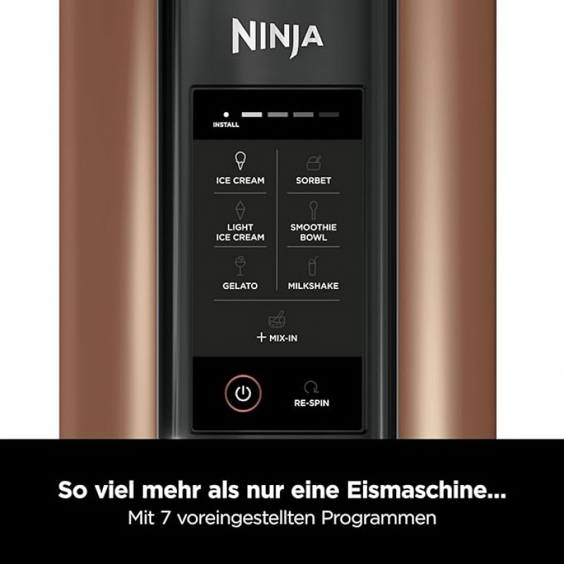 Softeismaschine privat Eismaschine &amp; Dessertmaschine mit 3 Behältern = 4,2 l Eis – 3
