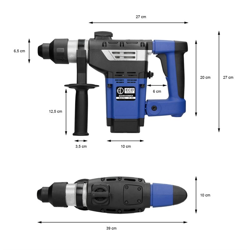 Bohrhammer Stemmhammer elektrisch 1800 Watt – 2