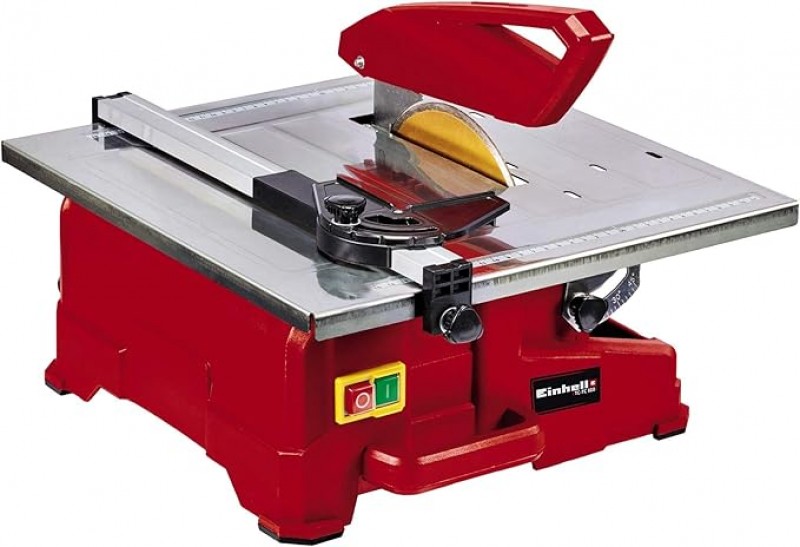 Fliesenschneidmaschine Fliesenschneider Wasserkühlung 800 W – 2.950 min-1 neigbarer Edelstahltisch – Thumbnail 6