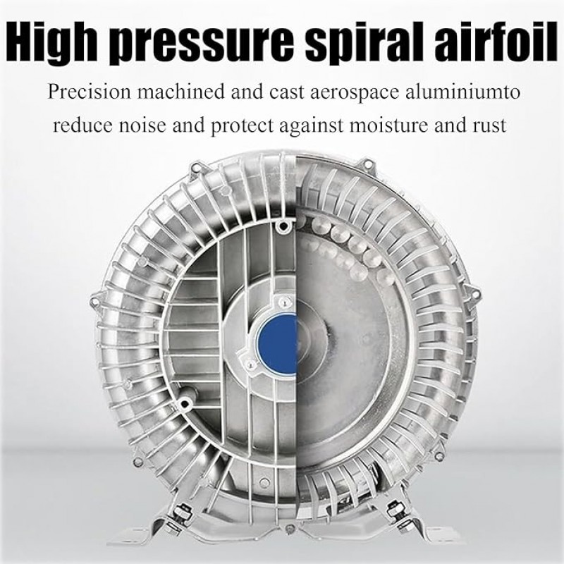 Regeneratives Gebläse Seitenkanalkompressor Whirlpool-Gebläse einphasiges Hochdruck-Wirbelringgebläs – 4