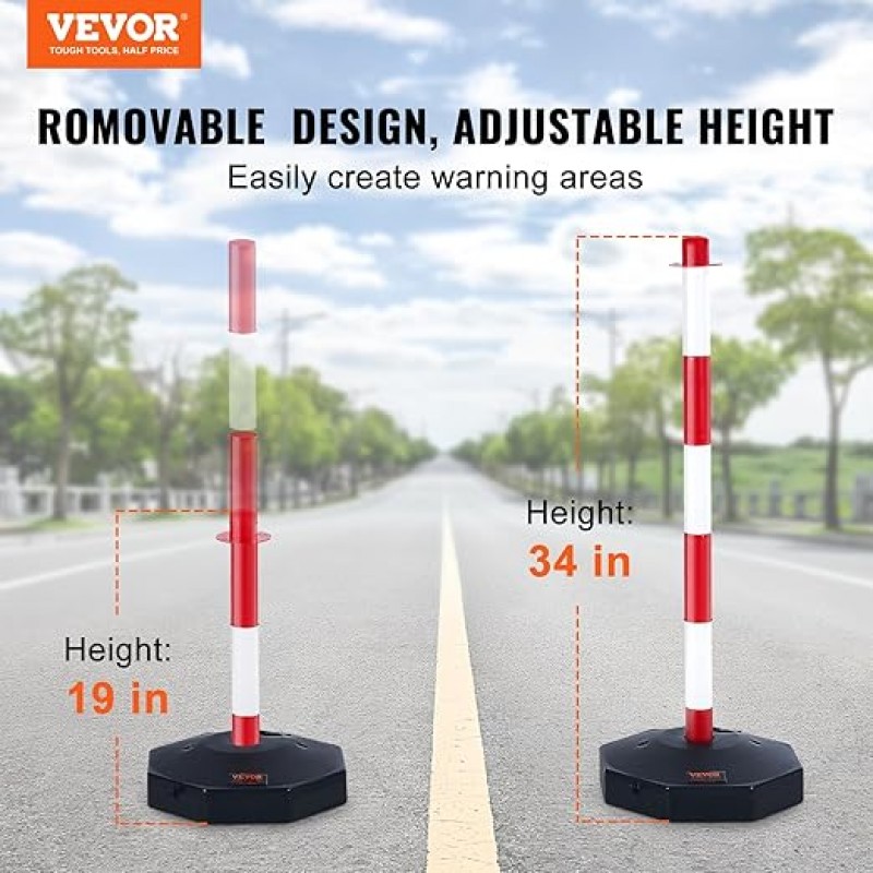 Absperrpfosten Absperrung 4 Stk. 860 x 285 x 285 mm Warnkegel Verkehrsleitkegel Warnleitkegel – 2