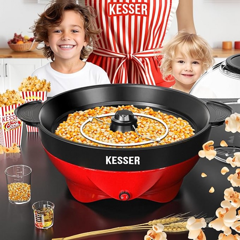 Popcornmaschine für private Feiern 800 W 5,5 l – Kindergeburtstage – 2