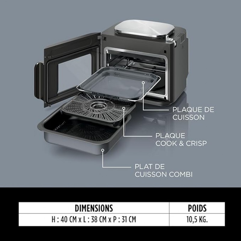 Multikocher 12-in-1 Backofen &amp; Heißluftfritteuse Fritteuse 12 Kochfunktionen – 2