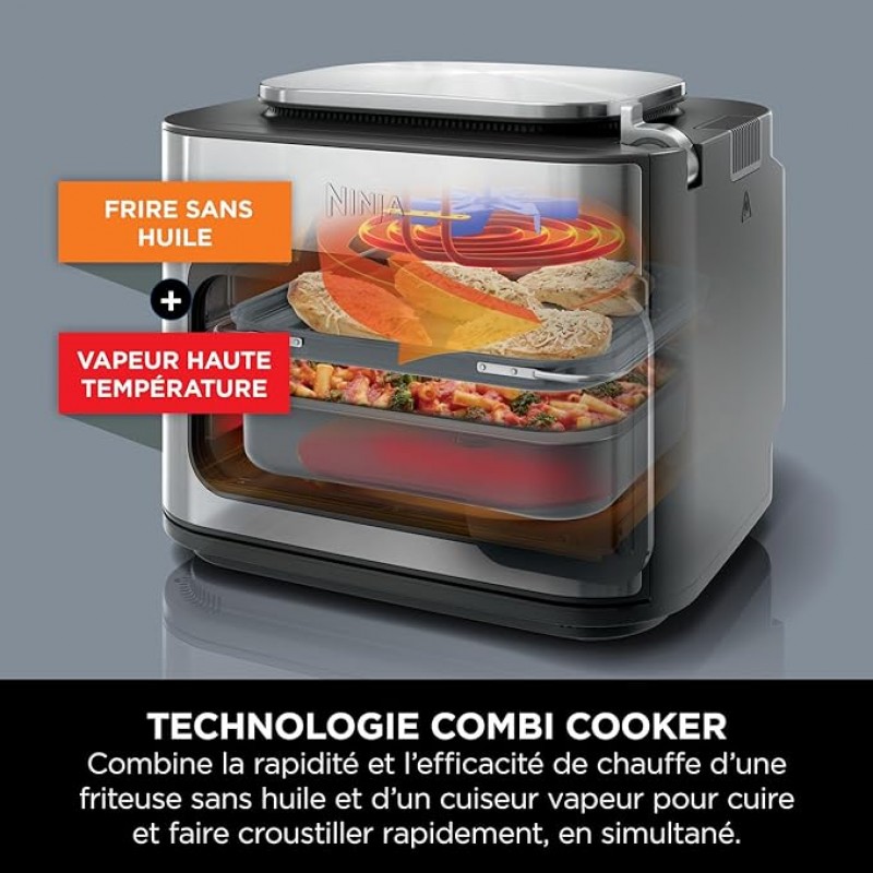 Multikocher 12-in-1 Backofen &amp; Heißluftfritteuse Fritteuse 12 Kochfunktionen – 3