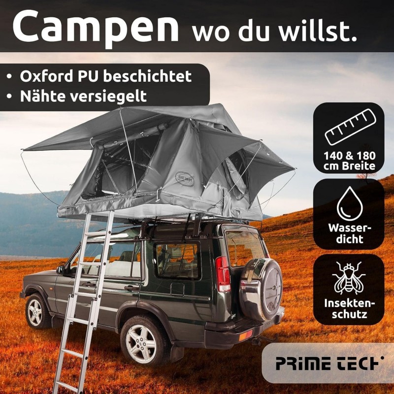 Anhängerdachzelt Autodachzelt XXL 240 x 180 x 130 zelten wo Du willst – Thumbnail 6