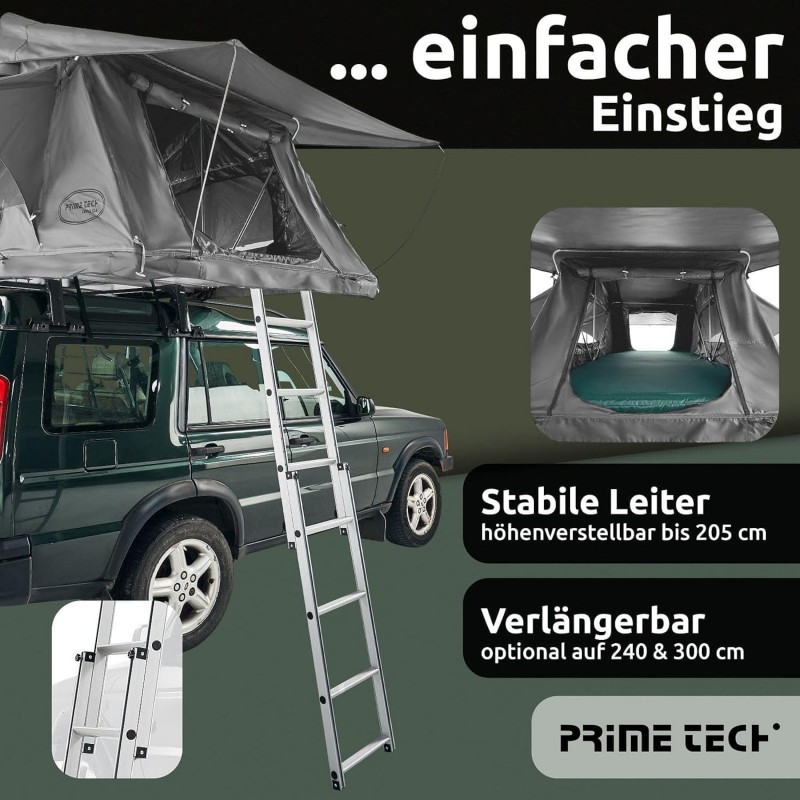 Anhängerdachzelt Autodachzelt XXL 240 x 180 x 130 zelten wo Du willst – Thumbnail 7
