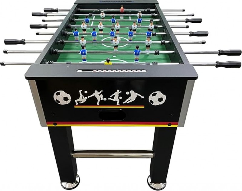 Kickertisch Tischfußball 45 kg Tischkicker Turnierkicker 2 – 4 Spieler 2 Bälle 137 x 75 x 87 cm – 3