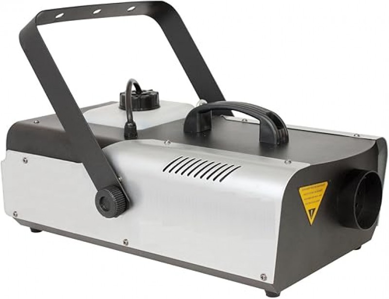 Professionelle 1500 W Nebelmaschine 2,3 L Tank programmierbar mit DMX und Fernsteuerung – Schwarz – 3