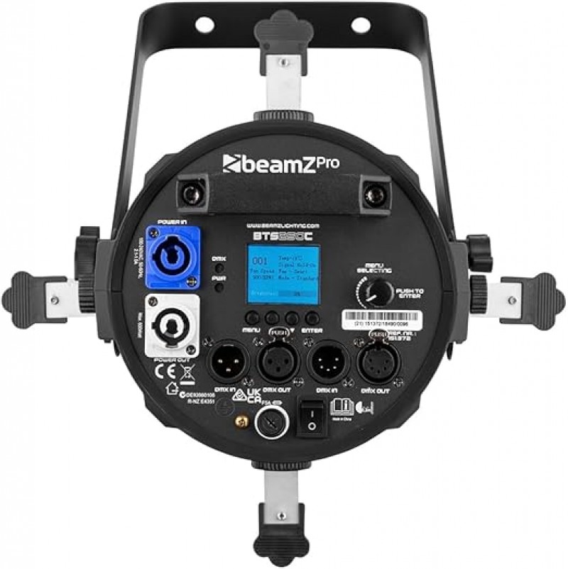 Lichtstrahler Scheinwerfer 250 W BeamZ Professional BTS 250C Profiel Spot mit Zoom 250 Watt RGBW – 3