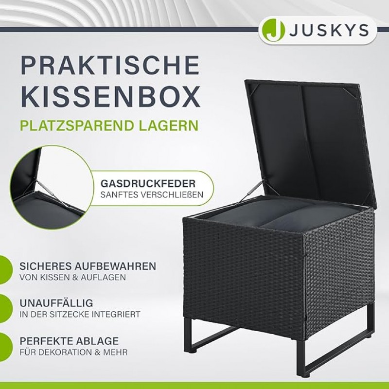Gästesitzecke Kundensitzecke Messemöbel 4 Personen Polyrattan Lounge Messelounge mit Beistelltisch A – 4