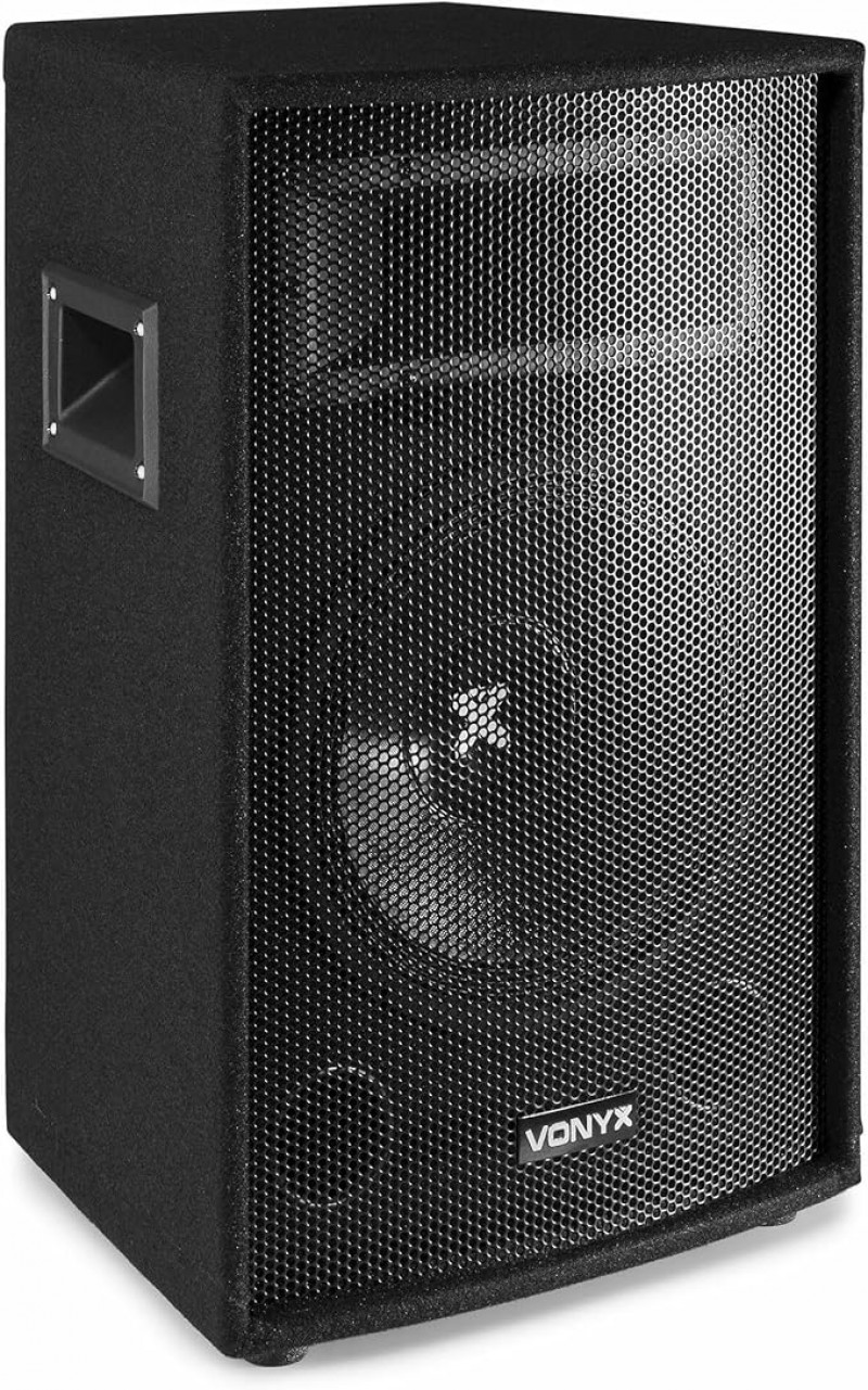 Musikanlage Mischpult DJ Lautsprecher Set Mobiles PA System Komplettset mit Verstärker Stativen und  – 3