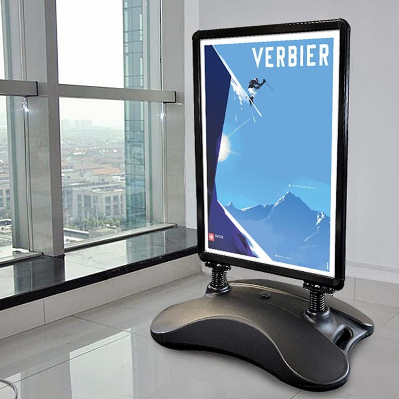 Plakatständer DIN A 1 Kundenstopper Werbeschild Bürgersteigständer Wind-Sign robustes wetterfestes S – 5